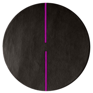 Lightsonic - Charcoal & Purple Rug 