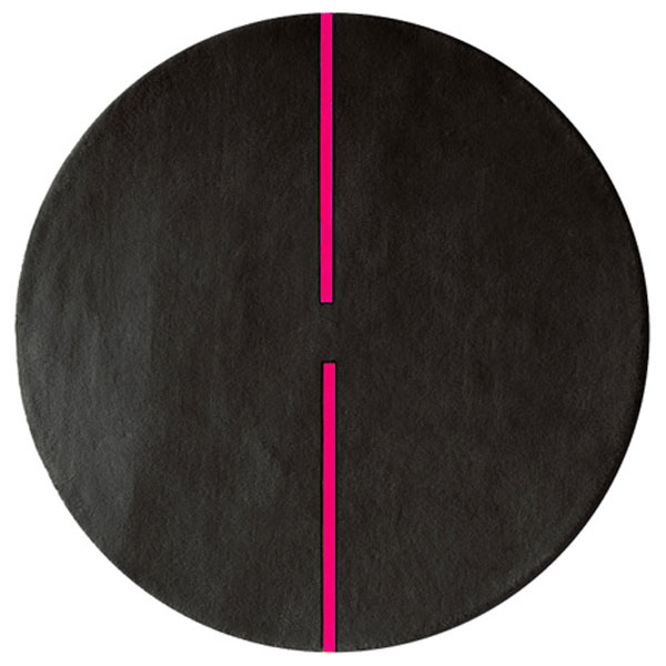 Lightsonic - Charcoal & Rouge Red Rug 