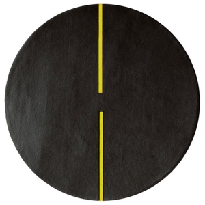 Lightsonic - Charcoal & Yellow Rug 