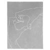 Love Sign - Light Silver Rug 