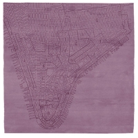 Lower Manhattan No.2 - Dusky Orchid Rug