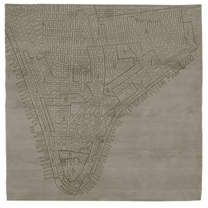 Lower Manhattan No.2 - Mink Beige Rug 