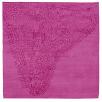 Lower Manhattan No.2 - Pink Rug