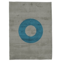 Oh - Grey & Blue Rug