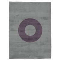 Oh - Grey & Purple Rug