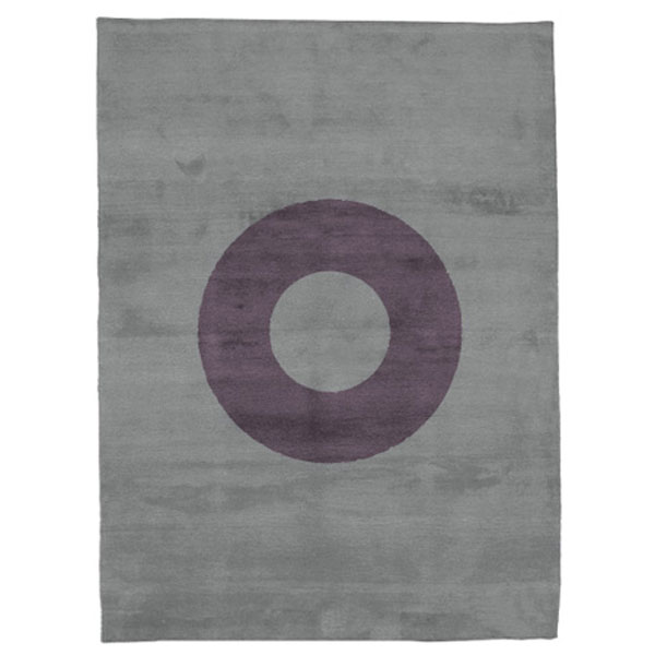 Oh - Grey & Purple Rug 