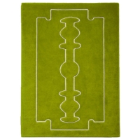 Razor - Green & White Rug