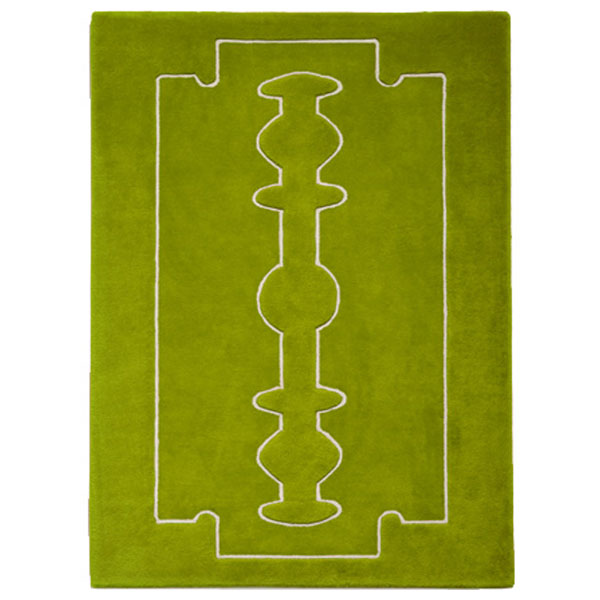 Razor - Green & White Rug 