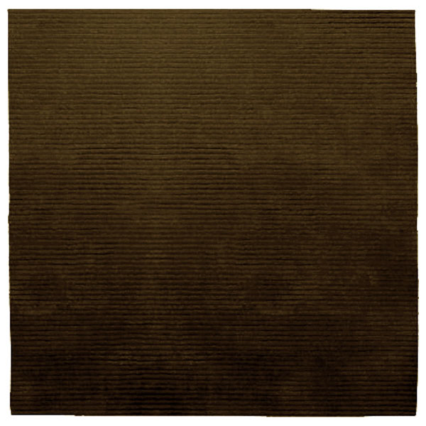 Square Samba Contigo - Dark Brown Rug 