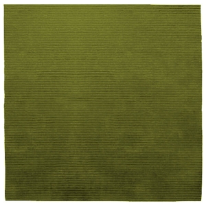 Square Samba Contigo - Olive Rug 