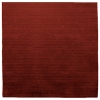 Square Samba Contigo - Wine Red Rug 