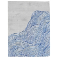 The Ocean - Grey & Blue Rug