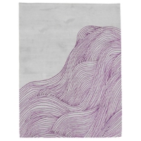 The Ocean - Grey & Purple Rug