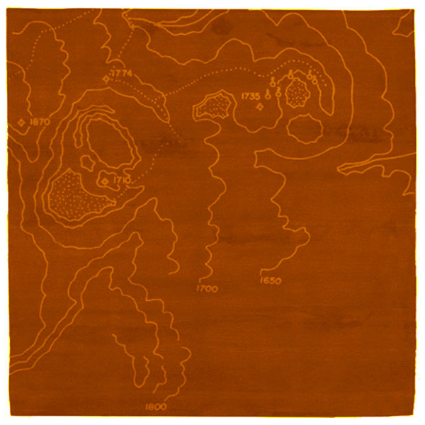 Topo No.2 Orange Rug 