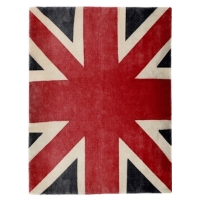 Union Jack - Red, Beige & Dark Blue Rug