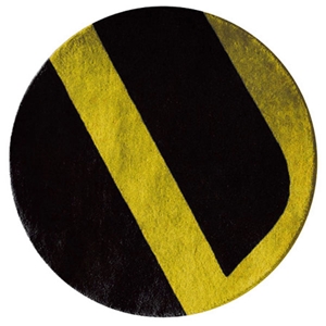 Velour - Black & Fulton Yellow Rug 