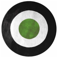 Ystad - Green, White & Black Rug