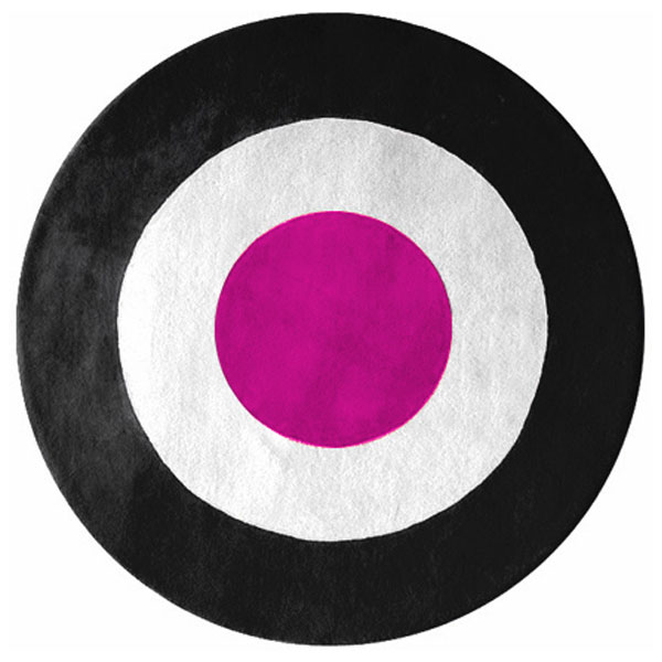 Ystad - Pink, White & Black Rug 