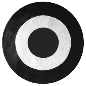 Ystad - White & Black Rug 