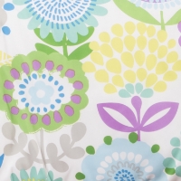 Pointillist Pansy Futon Cover