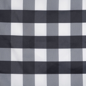 Buffalo Plaid Black Futon Cover 