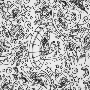 Space Dreams Futon Cover 