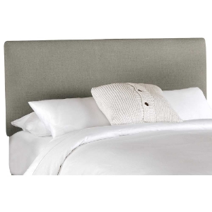 Caelum Headboard - Linen Slipcover, Gray 