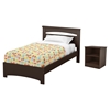 Libra Twin Bedroom Set - Chocolate - SS-10052