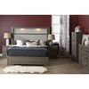 Gloria Queen Platform Bedroom Set - Gray Maple - SS-101-BED-SET
