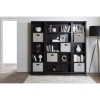 Morgan 5 Shelves Narrow Bookcase - Black Oak - SS-10139