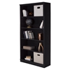Morgan 5 Shelves Bookcase - Black Oak - SS-10142
