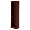 Morgan 5 Shelves Narrow Bookcase - Royal Cherry - SS-10147