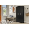 Axess Armoire - 4 Doors, Pure Black - SS-10178