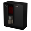 Axess Storage Cabinet - 2 Doors, Pure Black - SS-10179