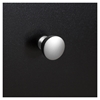 Vito 2 Door Storage Cabinet - Pure Black - SS-10329