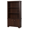Vito 3 Shelves Bookcase - 2 Doors, Sumptuous Cherry - SS-10332