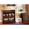 Peek-a-Boo Open Changing Table in Royal Cherry - SS-2246334