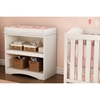 Peek-a-boo Changing Table - Pure White - SS-2260334