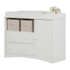 Peek-a-Boo White Changing Table with 2 Drawers - SS-2280331