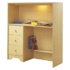 Popular Twin Loft Bedroom Set in Natural Maple - SS-2713-LOFT-SET