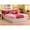 Step One Low Profile Platform Bed in White - SS-30502