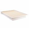 Step One Low Profile Platform Bed in White - SS-30502