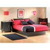 Step One Low Profile Platform Bed in Black - SS-30702