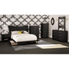 Step One Black Chest with 6 Drawers - SS-3107066