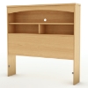 Step One Natural Maple Twin Bookcase Headboard - SS-3113098