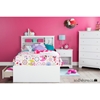 Vito Twin Mates Bed - 3 Drawers, Pure White - SS-3150212