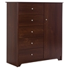Vito Door Chest - 5 Drawers, Sumptuous Cherry - SS-3156045