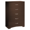 Step One Chocolate Chest with 5 Drawers - SS-3159035