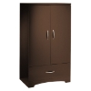 Step One 2-Door Armoire in Chocolate - SS-3159038