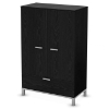 Flexible Black Oak Wardrobe - SS-3347038